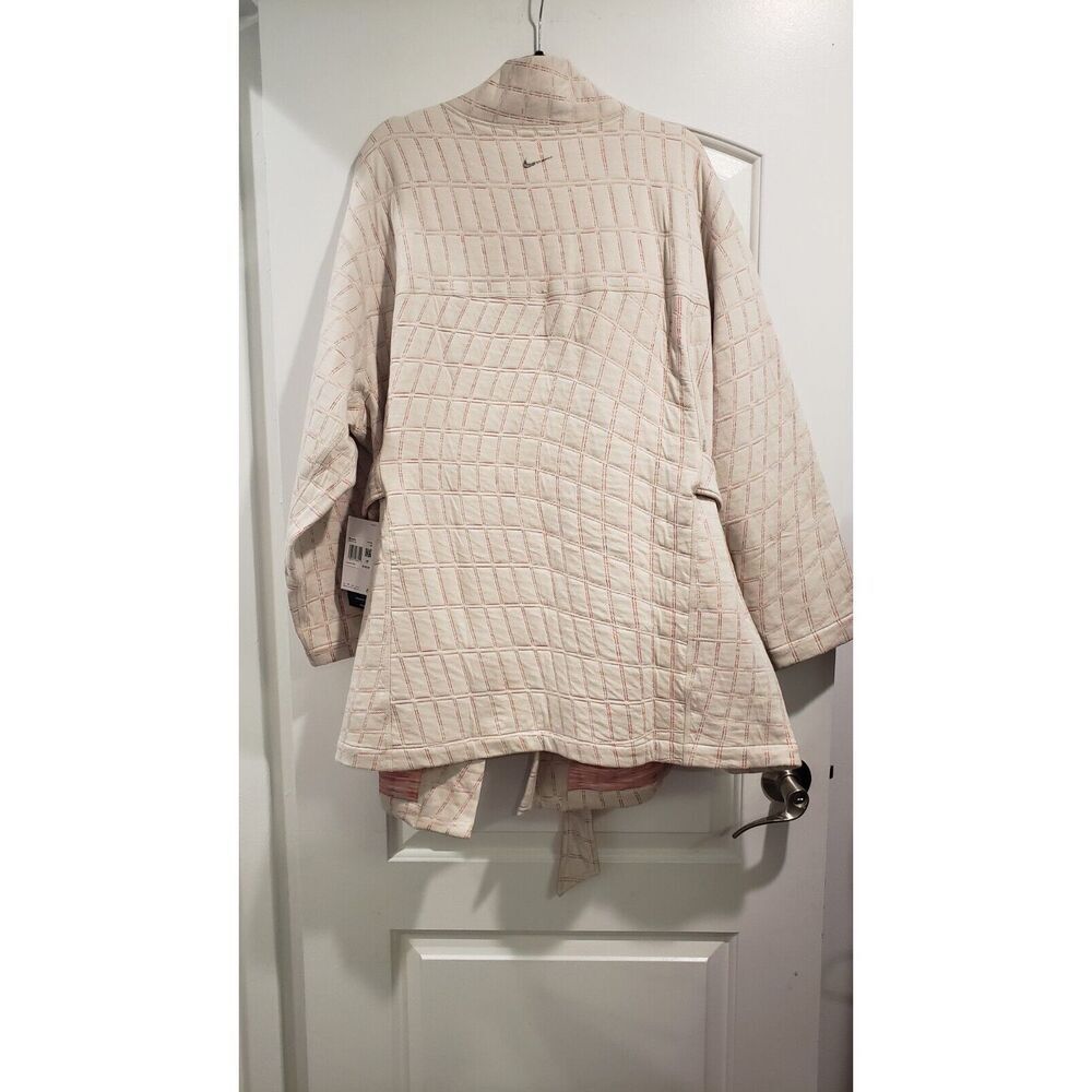NIKE Womens Yoga Jacquard Reversible Cardigan Robe Size 1X Oversized NWT - Picture 11 of 13